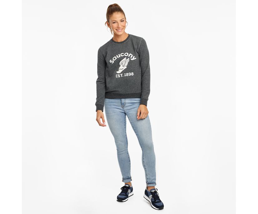 Saucony Rested Crewneck Skjorta Dam Svarta | Sverige 485UZG